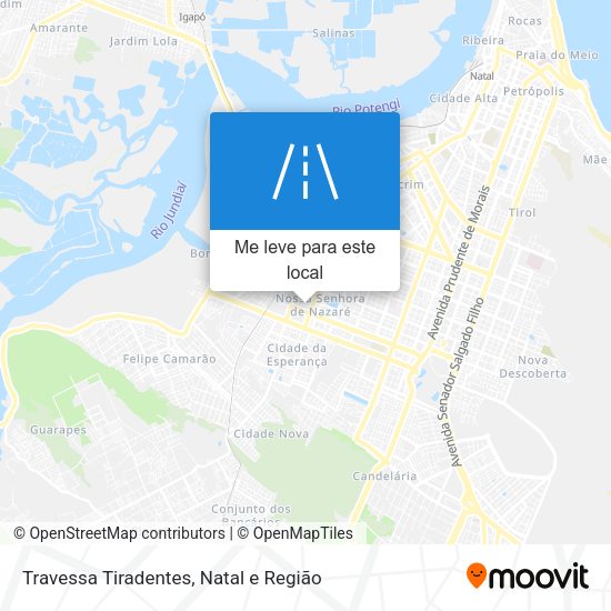 Travessa Tiradentes mapa