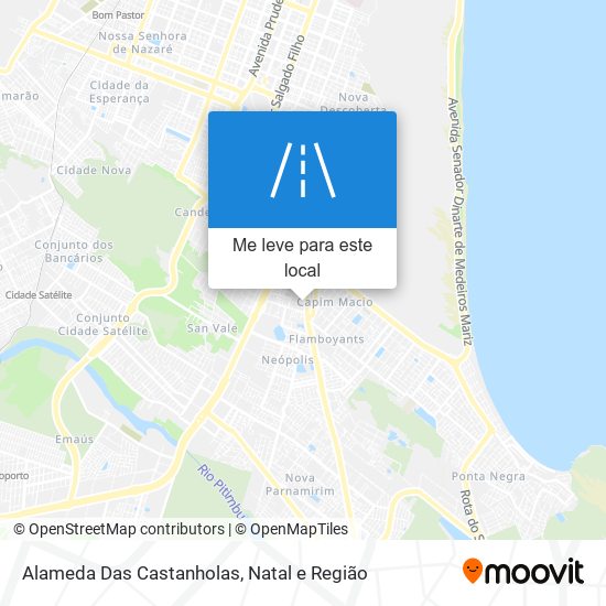 Alameda Das Castanholas mapa