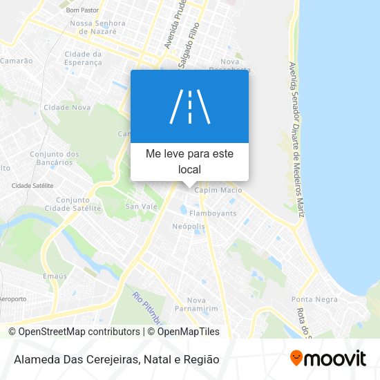 Alameda Das Cerejeiras mapa