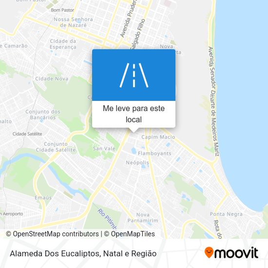 Alameda Dos Eucaliptos mapa