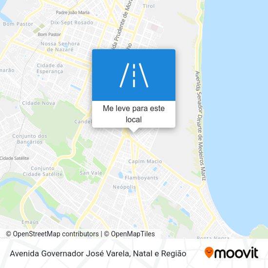 Avenida Governador José Varela mapa