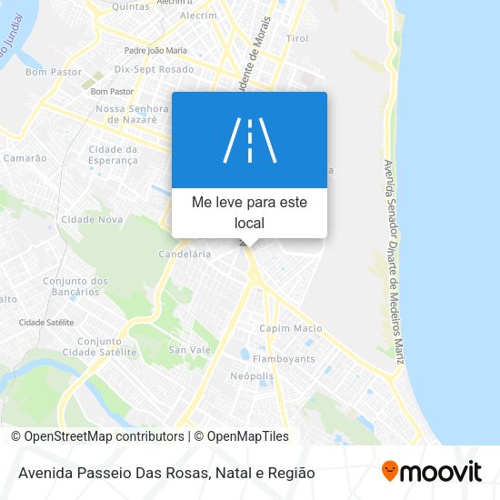 Avenida Passeio Das Rosas mapa