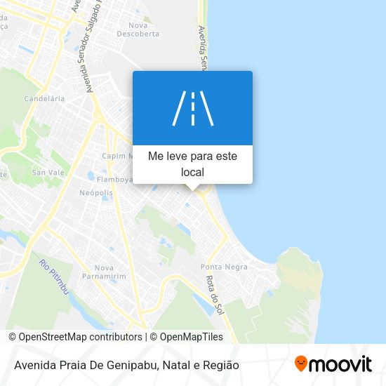 Avenida Praia De Genipabu mapa