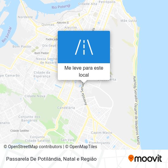 Passarela De Potilândia mapa