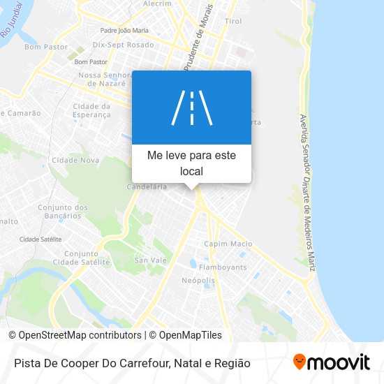 Pista De Cooper Do Carrefour mapa