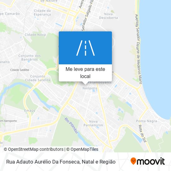 Rua Adauto Aurélio Da Fonseca mapa