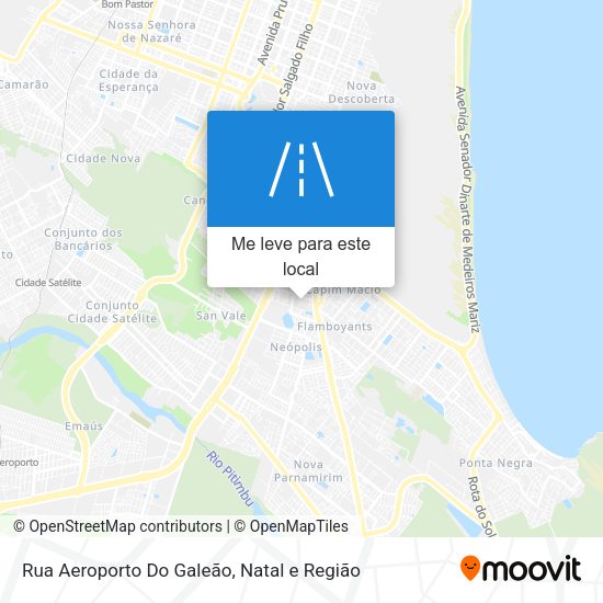 Rua Aeroporto Do Galeão mapa