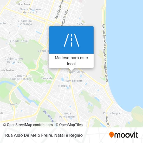 Rua Aldo De Melo Freire mapa