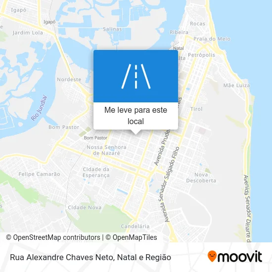 Rua Alexandre Chaves Neto mapa