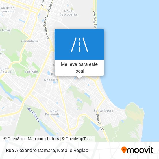 Rua Alexandre Câmara mapa