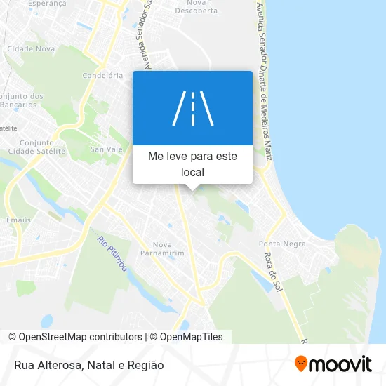 Rua Alterosa mapa