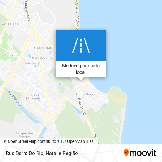 Rua Barra Do Rio mapa