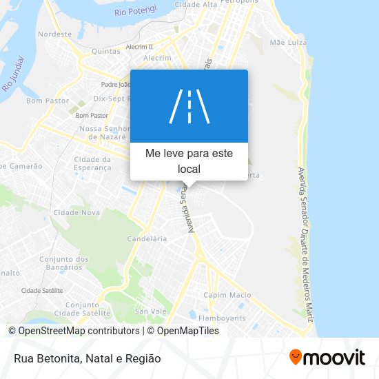 Rua Betonita mapa