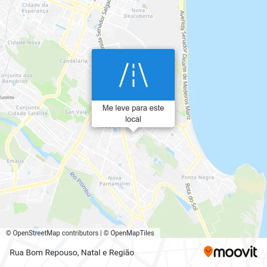 Rua Bom Repouso mapa