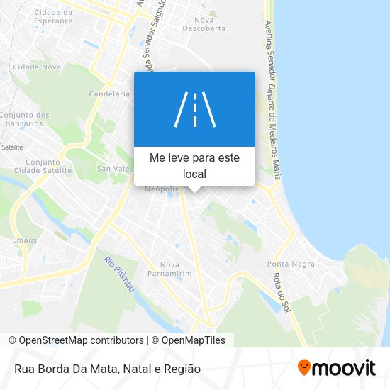 Rua Borda Da Mata mapa