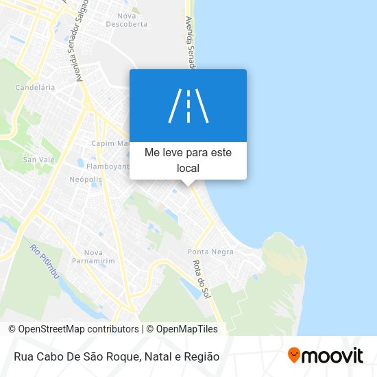 Rua Cabo De São Roque mapa