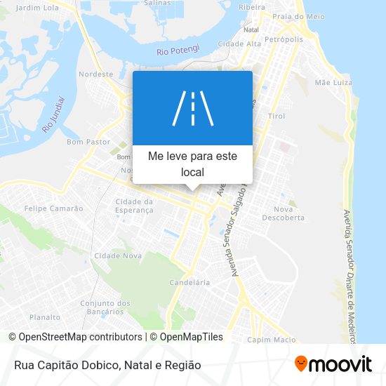 Rua Capitão Dobico mapa