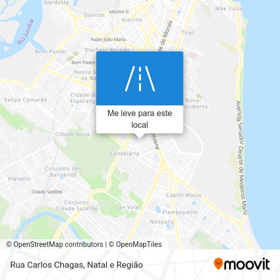 Rua Carlos Chagas mapa