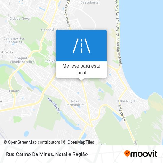 Rua Carmo De Minas mapa