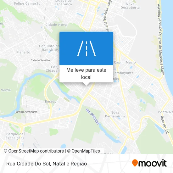 Rua Cidade Do Sol mapa