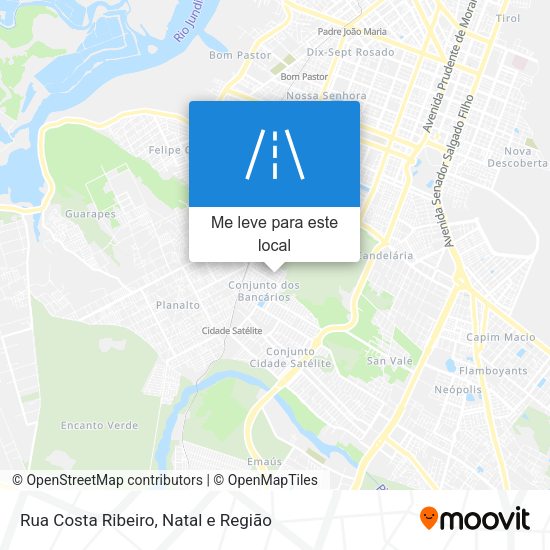 Rua Costa Ribeiro mapa