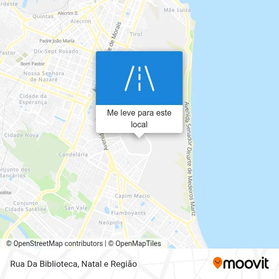 Rua Da Biblioteca mapa