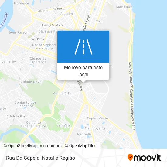 Rua Da Capela mapa