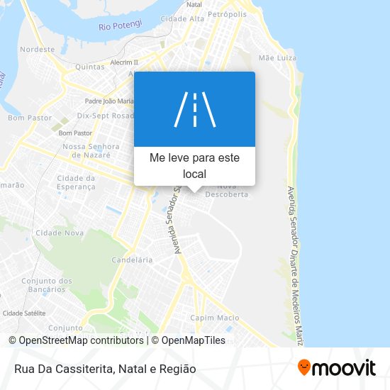 Rua Da Cassiterita mapa