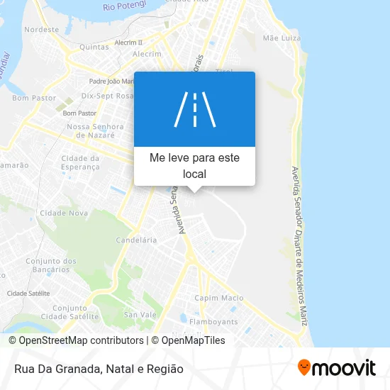 Rua Da Granada mapa