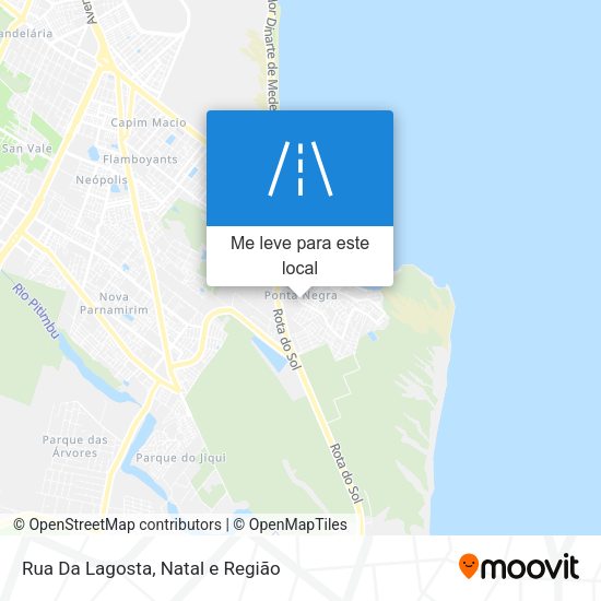 Rua Da Lagosta mapa