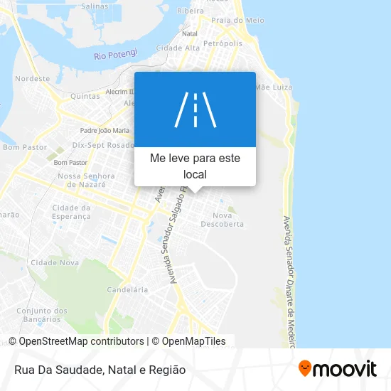 Rua Da Saudade mapa