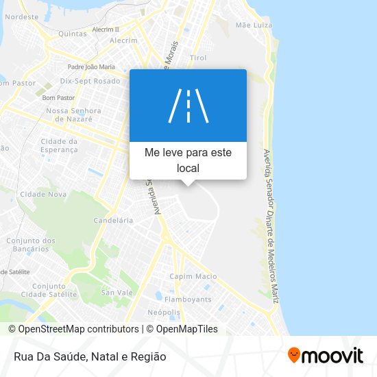 Rua Da Saúde mapa