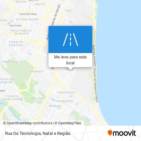 Rua Da Tecnologia mapa