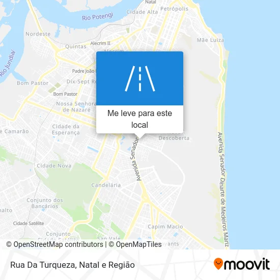Rua Da Turqueza mapa