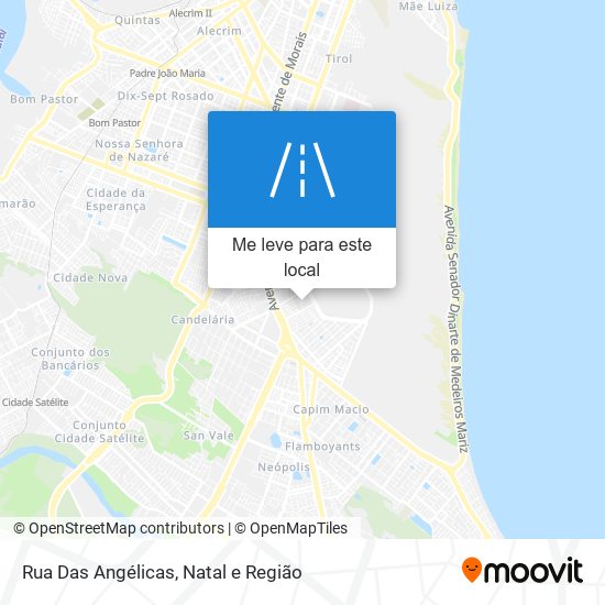 Rua Das Angélicas mapa