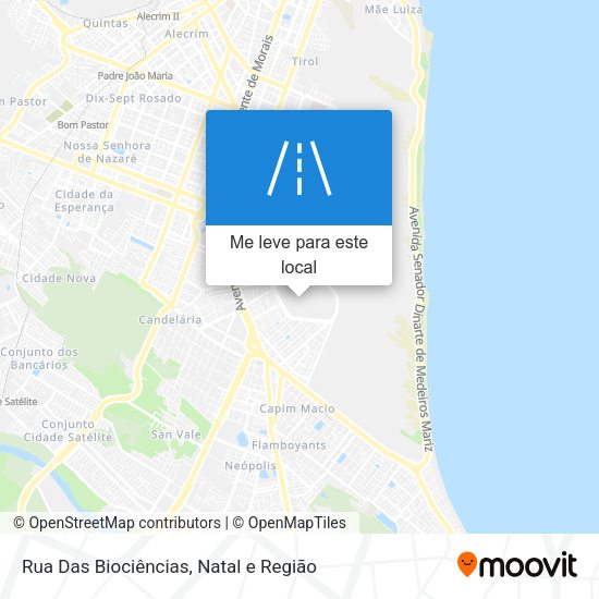Rua Das Biociências mapa