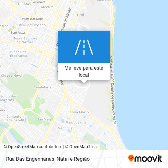 Rua Das Engenharias mapa