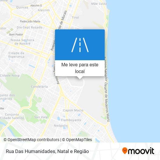 Rua Das Humanidades mapa