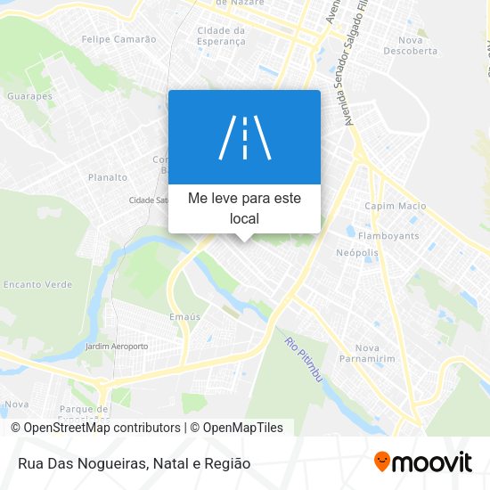 Rua Das Nogueiras mapa