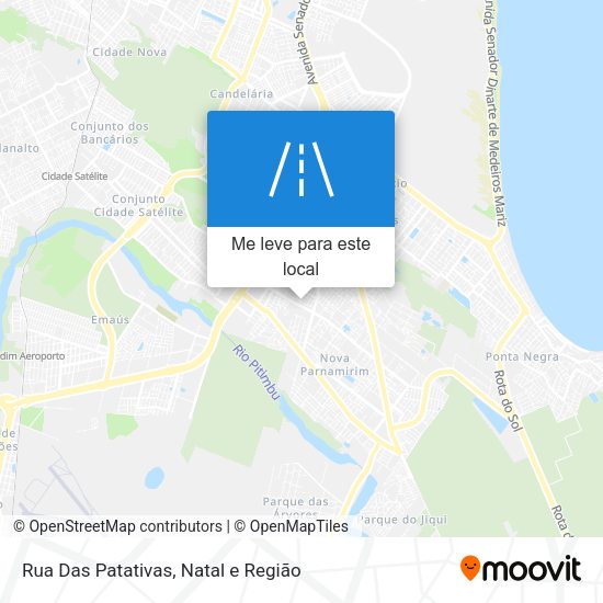 Rua Das Patativas mapa