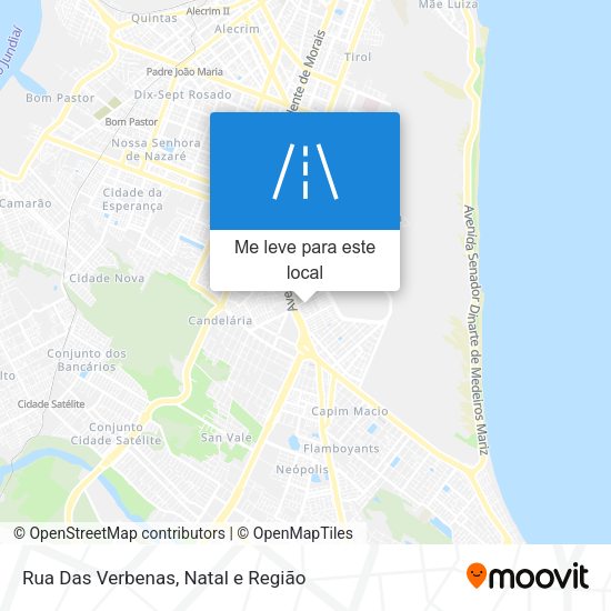 Rua Das Verbenas mapa