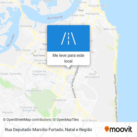 Rua Deputado Marcilio Furtado mapa