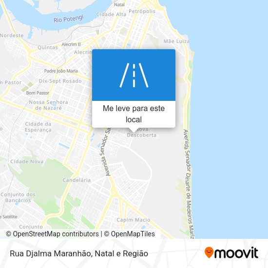 Rua Djalma Maranhão mapa