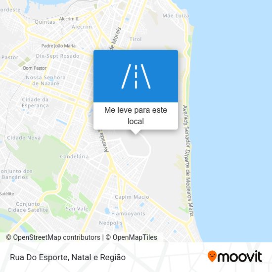 Rua Do Esporte mapa