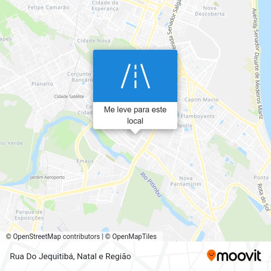 Rua Do Jequitibá mapa