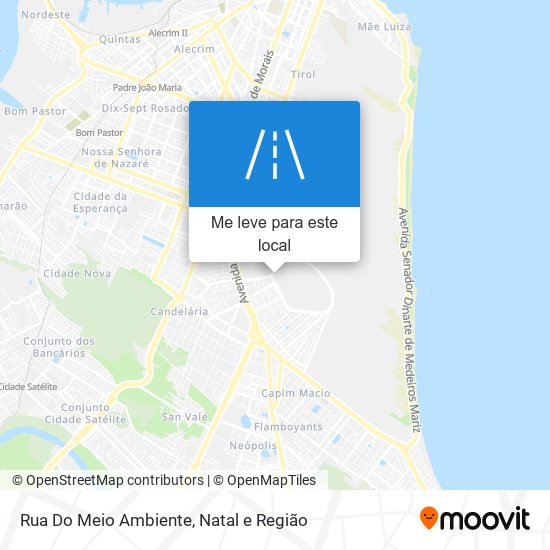 Rua Do Meio Ambiente mapa