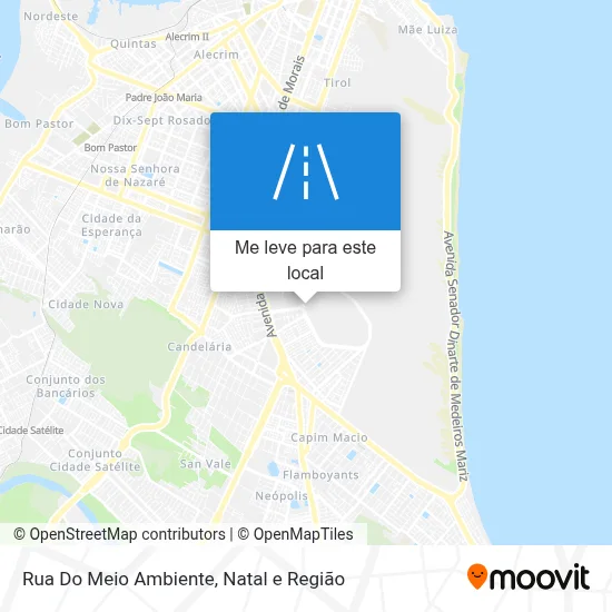 Rua Do Meio Ambiente mapa