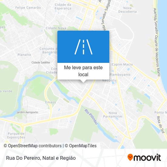 Rua Do Pereiro mapa