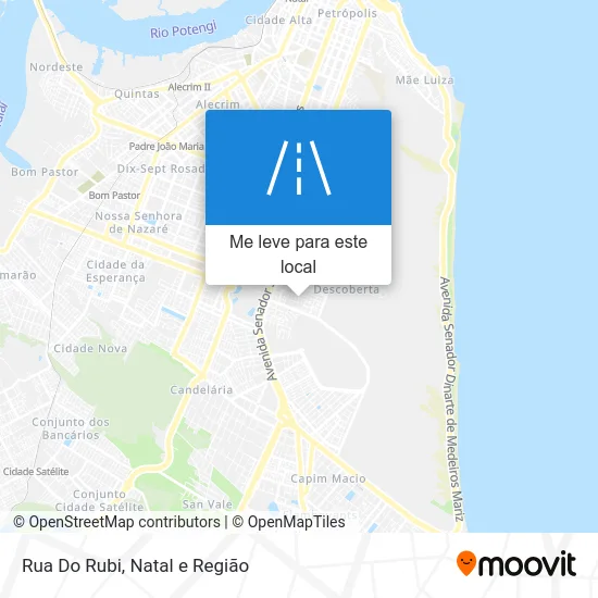Rua Do Rubi mapa