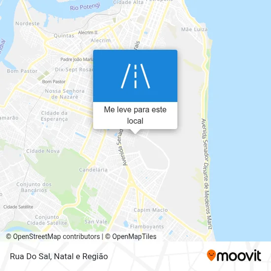 Rua Do Sal mapa